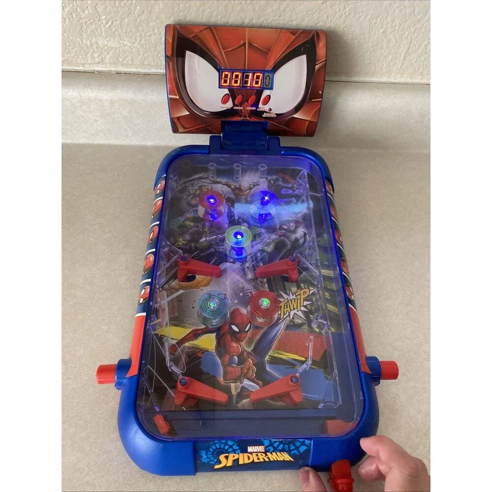 Lexibook Spider-Man Table Electronic Pinball Action Game With Lights!